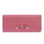 Pre-owned Leather wallets Prada Vintage , Pink , Dames