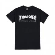 Skatemag tee t -shirt Thrasher , Black , Heren