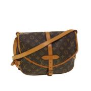 Pre-owned Canvas louis-vuitton-bags Louis Vuitton Vintage , Brown , Da...