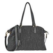 Pre-owned Canvas shoulder-bags Salvatore Ferragamo Pre-owned , Black ,...