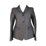 Pre-owned Fabric outerwear Miu Miu Pre-owned , Gray , Dames