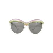 Pre-owned Metal sunglasses Dior Vintage , Gray , Dames