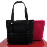 Pre-owned Cotton handbags Salvatore Ferragamo Pre-owned , Black , Dame...