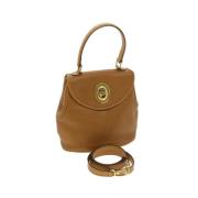 Pre-owned Leather handbags Dior Vintage , Brown , Unisex