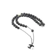 Parel Chanel Sieraden Chanel Vintage , Black , Dames