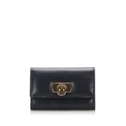 Pre-owned Leather key-holders Salvatore Ferragamo Pre-owned , Black , ...