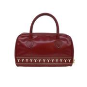 Pre-owned Leather handbags Saint Laurent Vintage , Red , Dames
