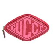 Tweedehands leren clutchtassen-minaudières Gucci Vintage , Red , Dames