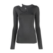 Long Sleeve Tops LOW Classic , Black , Dames