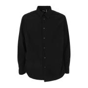 Casual Overhemd Aspesi , Black , Heren