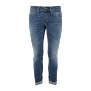 800 Denim George Slim-fit Jeans Dondup , Blue , Heren