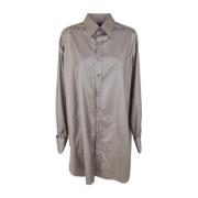 Verrijk je garderobe met 741 grijze overhemd met lange mouwen Maison M...