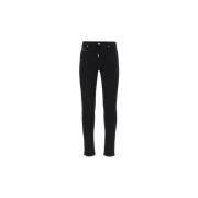 Slim-Fit Zwarte Denim Jeans Represent , Black , Heren