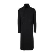 Double-Breasted Coats Sapio , Black , Heren