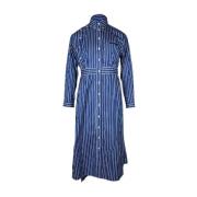 Pre-owned Cotton dresses Prada Vintage , Blue , Dames
