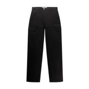 Hoge Taille Cargo Broek Daily Paper , Black , Dames