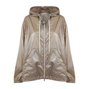 Tazenat Zilveren Jas Moncler , Beige , Dames