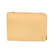 Tweedehands portemonnees Louis Vuitton Vintage , Beige , Dames