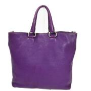 Pre-owned Leather prada-bags Prada Vintage , Purple , Dames
