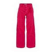 Wide Trousers Icon Denim , Pink , Dames