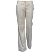 Tweedehands broek Dolce & Gabbana Pre-owned , White , Dames