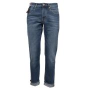 Regular Fit Katoenmix 5 Zakken Jeans Siviglia , Blue , Heren