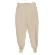 Tweedehands broek Stella McCartney Pre-owned , Beige , Dames