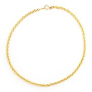 Vintage Verguld Lange Schakelketting Chanel Vintage , Yellow , Dames