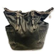 Pre-eigendomsleathershoulder-bags Jimmy Choo Pre-owned , Black , Dames