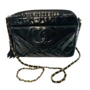 Vintage Schoudertas Chanel Vintage , Black , Dames