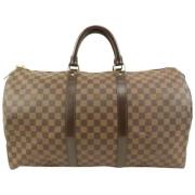 Tweedehands weekendtas Louis Vuitton Vintage , Brown , Dames