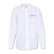 Katoenen shirt PS By Paul Smith , White , Heren