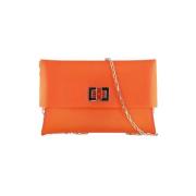 Pre-owned Leather shoulder-bags Anya Hindmarch Pre-owned , Orange , Da...