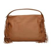 Leren Handtas Ripani , Brown , Dames