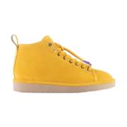 Lace-up Boots Panchic , Yellow , Dames