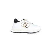 Geweldige Paillet Logo Sneakers Liu Jo , White , Dames