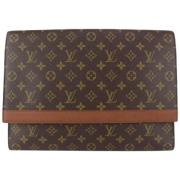 Tweedehands koppeling Louis Vuitton Vintage , Brown , Dames