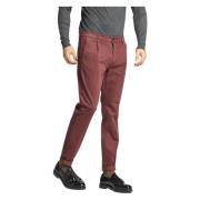 Bordeaux Carrot Fit Chinos Osaka Mason's , Red , Heren