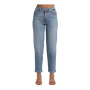 Straight Jeans 7 For All Mankind , Blue , Dames