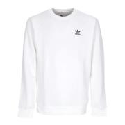 Witte Crewneck Sweatshirt Streetwear Adidas , White , Heren