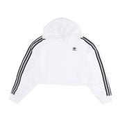 Korte hoodie voor dames Adidas , White , Dames