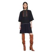 Short Dresses Antik Batik , Black , Dames