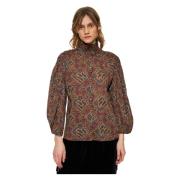 Zina print blouse Antik Batik , Multicolor , Dames