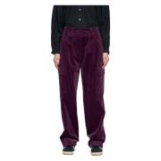 Tilda fluwelen cargobroek Antik Batik , Purple , Dames