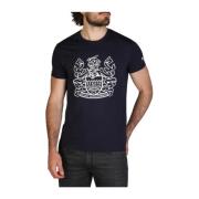 Logo Print T-shirt Aquascutum , Blue , Heren