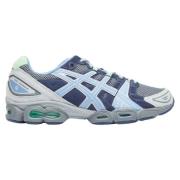 Mesh en Suede Gel-Nimbus 9 Sneakers Asics , Blue , Dames