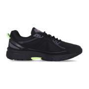Zwarte/Limoen Gel-Venture 6 Sneakers voor Heren Asics , Black , Heren