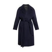 Cashmere coat Balenciaga , Blue , Heren