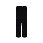 Rechte broek Balenciaga , Black , Dames