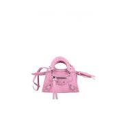 Roze Micro Neo City Handtas Balenciaga , Pink , Dames